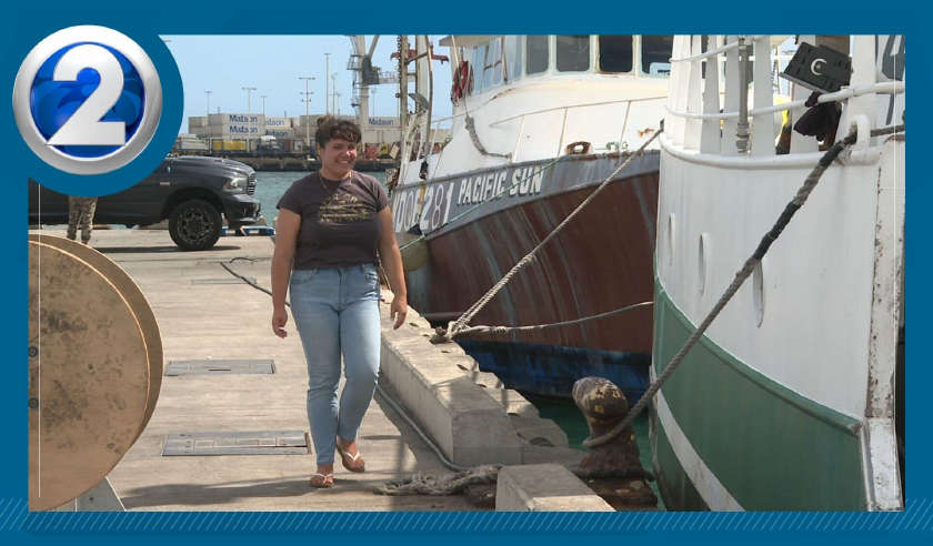 khon2: Hawaii’s first female fishing captain breaks barriers, land and sea